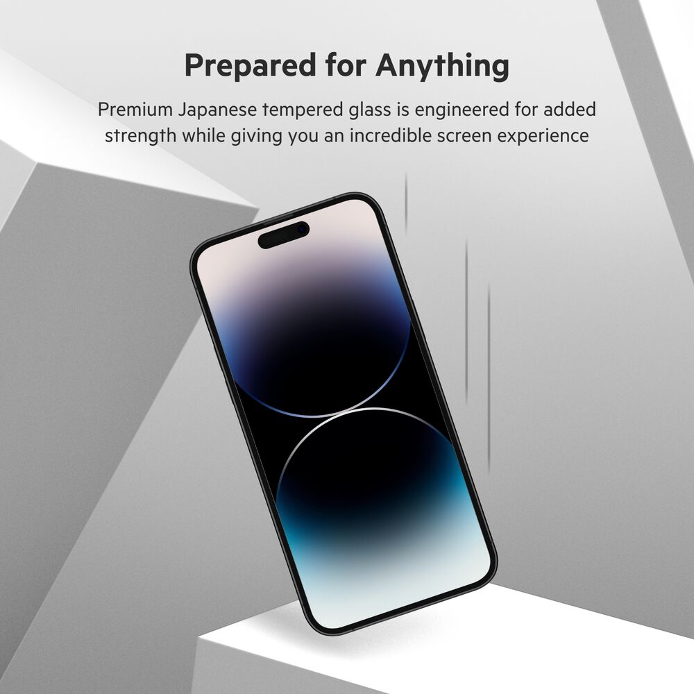 TemperedGlass Treated Screen Protector for iPhone 14 Pro Max, , hi-res