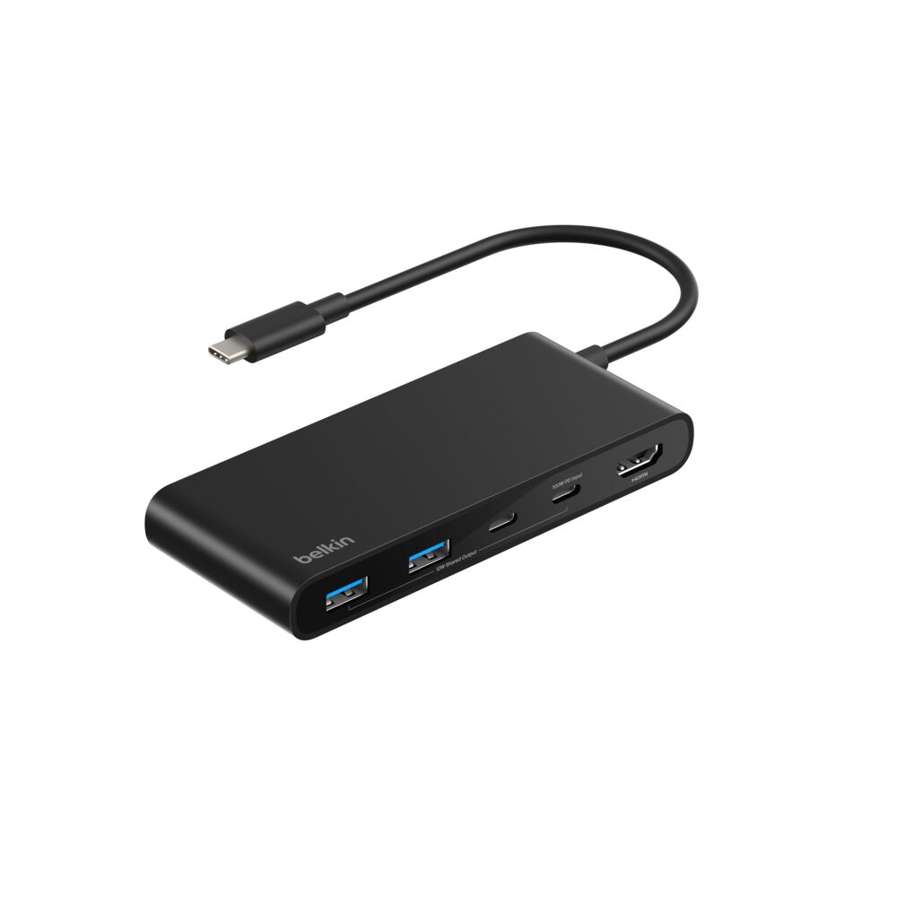 7-Port USB-C Hub with Dual USB-C Ports