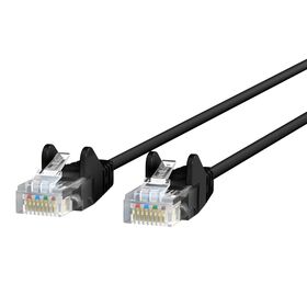 CAT6 Slim Gigabit Snagless UTP Ethernet Cable, Black, hi-res