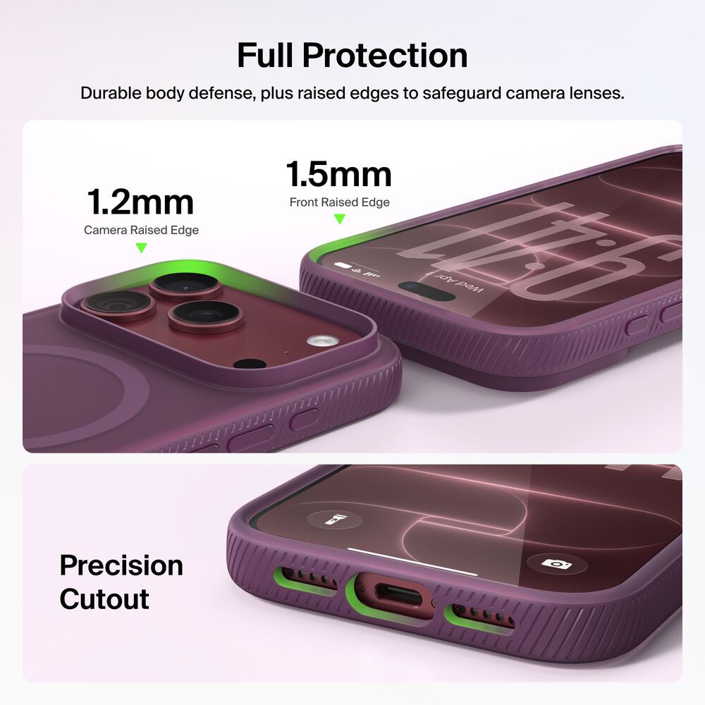 Grip Series Case for iPhone 18 Pro / iPhone 17 Pro, Burgundy, hi-res
