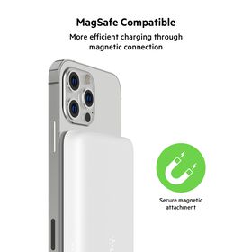 Magnetic Wireless Power Bank 2.5K, White, hi-res