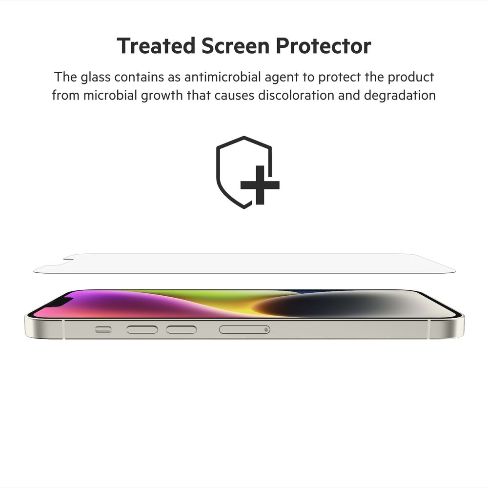 UltraGlass Treated Screen Protector for iPhone 14 Plus / iPhone 13 Pro Max, , hi-res