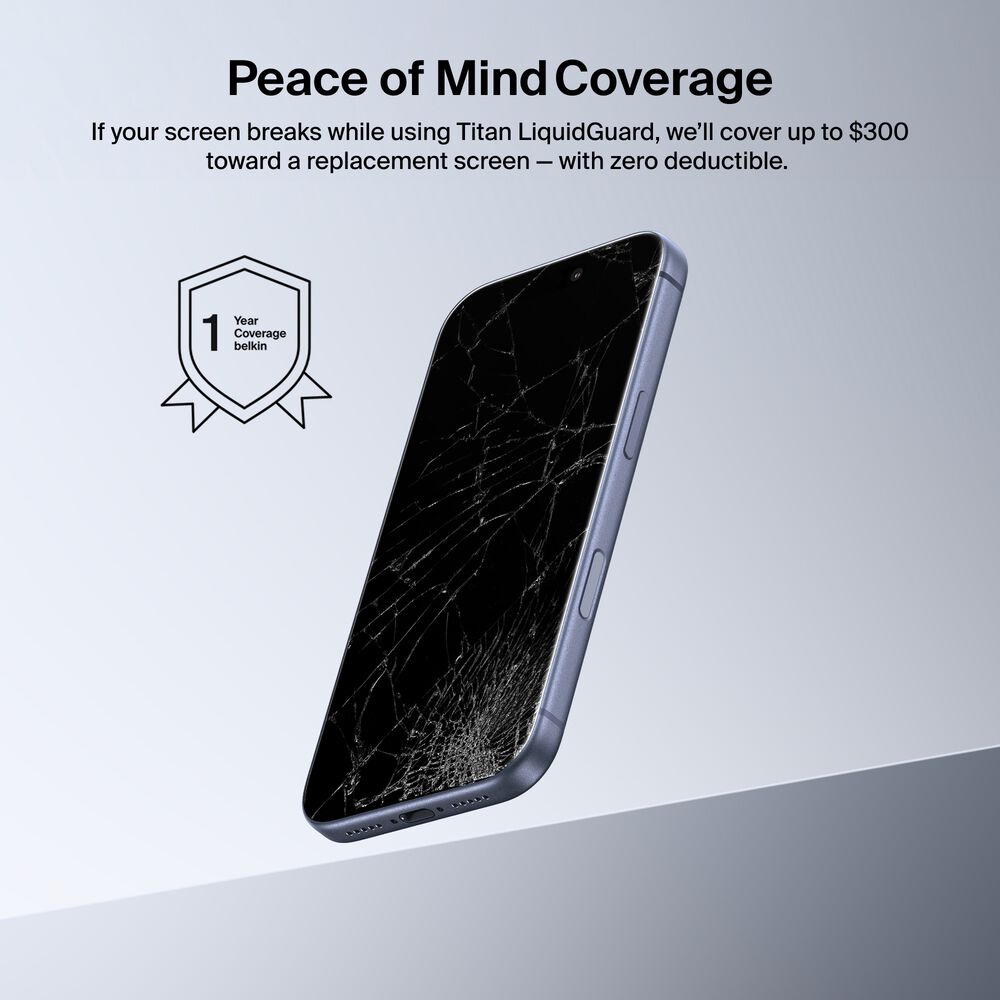 Titan LiquidGuard Screen Protector, Clear, hi-res