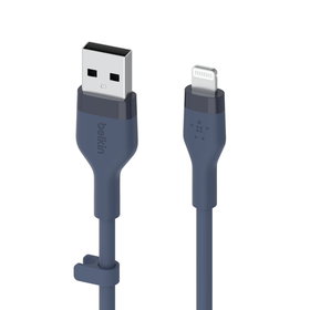 Lightningコネクタ付きUSB-Aケーブル, 青, hi-res