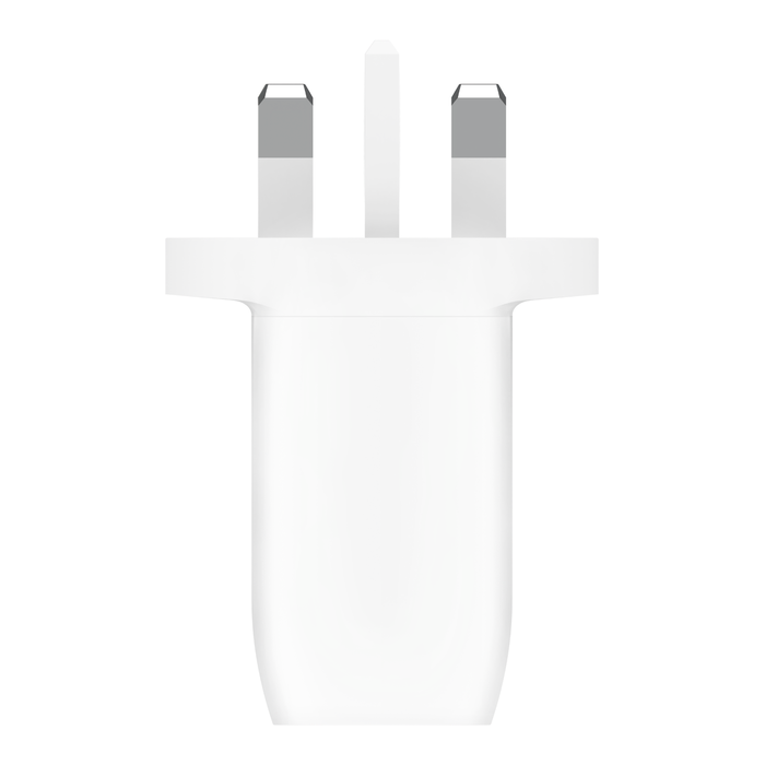 PPS 60W 的雙 USB-C® 家用式充電器, 白色的, hi-res