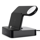 PowerHouse™ Charge Dock for Apple Watch + iPhone, Black, hi-res