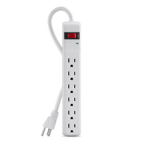 6-Outlet Surge Protector with 3-foot Power Cord