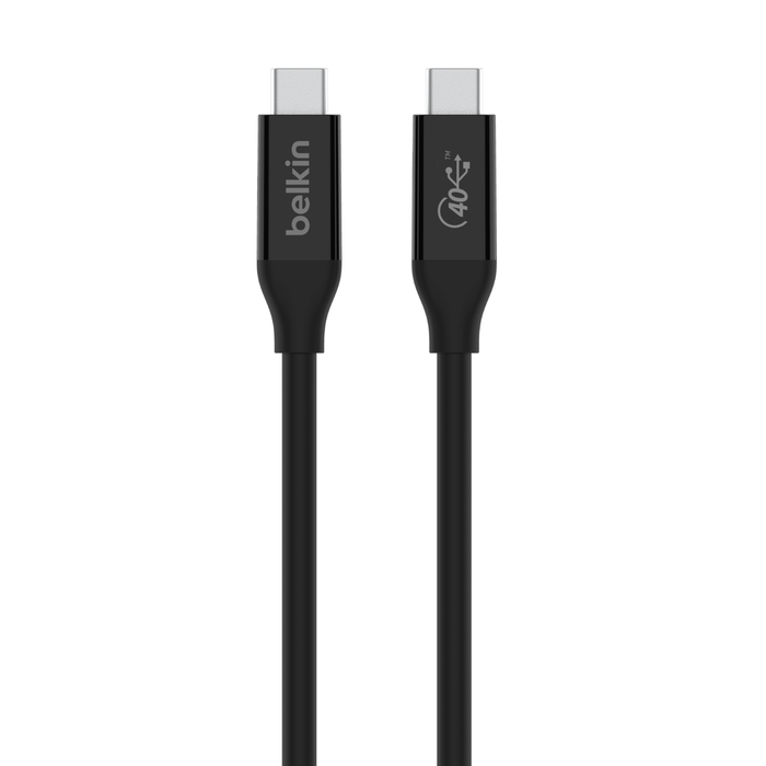 Belkin USB 4 2.6' USB-C to USB-C Cable with 100W Power Delivery Black  INZ001bt0.8MBK - Best Buy