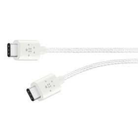 MIXIT↑™ 메탈릭 USB-C™ to USB-C 충전 케이블 (USB Type C™), 하얀색, hi-res