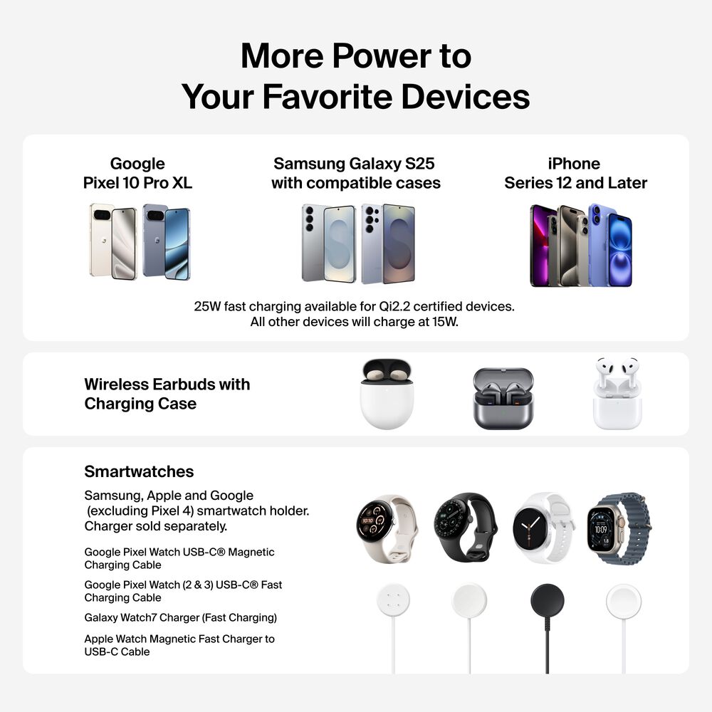 Modular Charging Dock with Qi2 25W, Black, hi-res