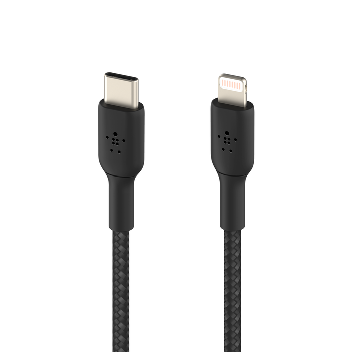 Câble tressé USB Type-C vers Lightning -Certifié MFI - 1m ColorBox Longueur  Câble 1 m