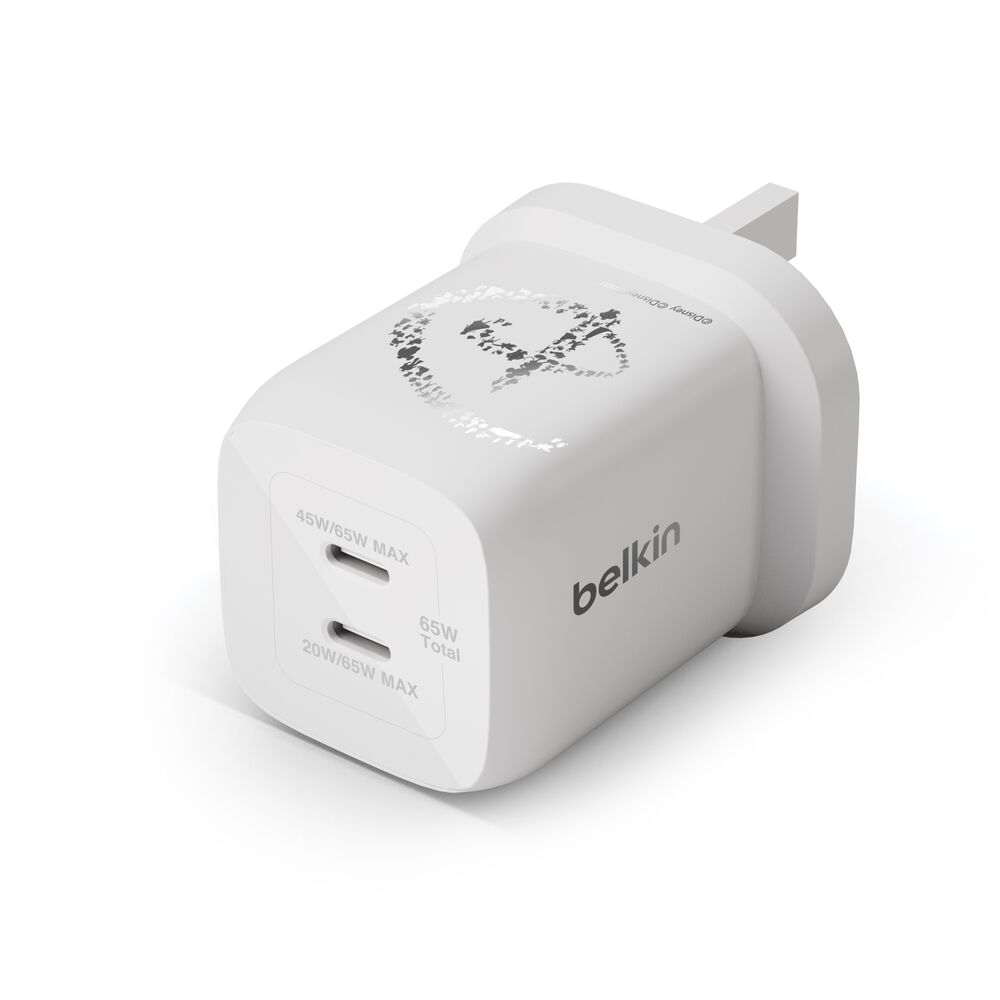 Dual USB-C GaN Wall Charger with PPS 65W (Disney Collection / Marvel Collection), , hi-res