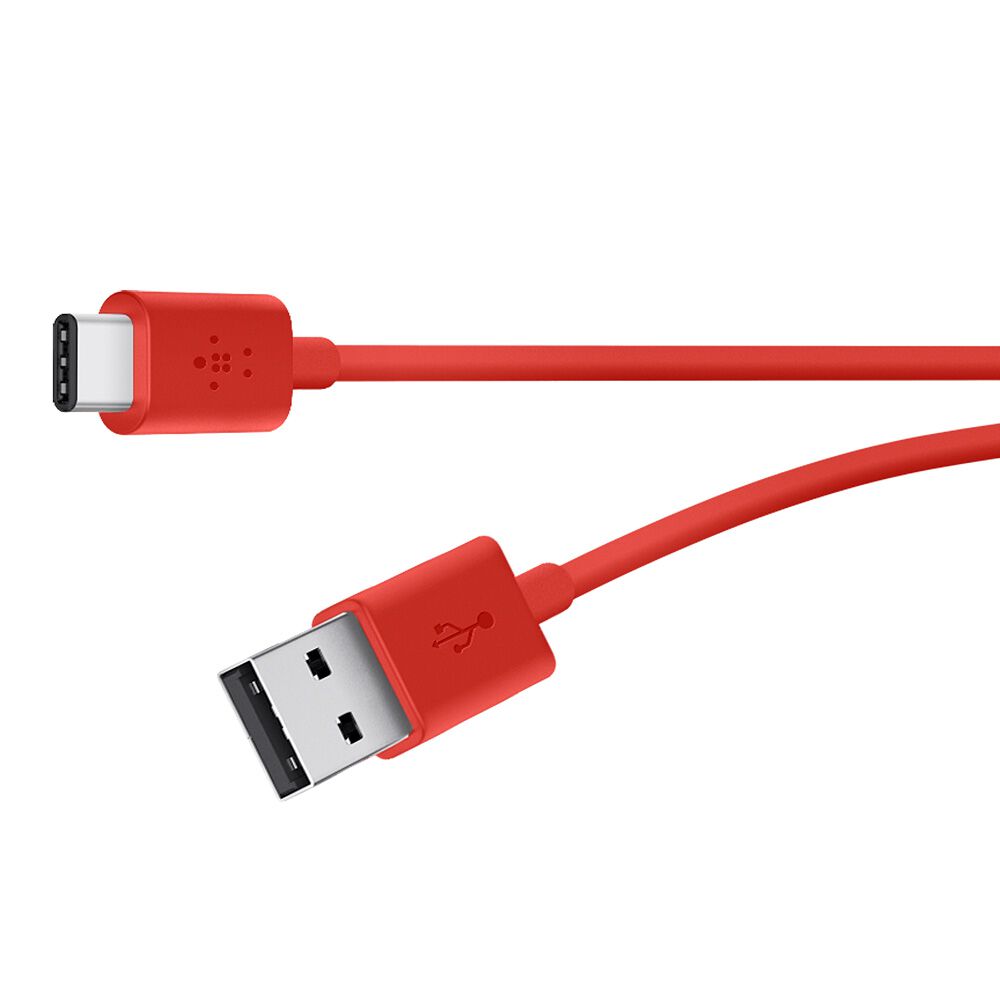 AUDI Charging Cable USB-C To USB-C Connection Cable Angled Red 8S0051435L | UK