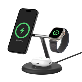 3-in-1 Magnetic Wireless Charging Stand with Qi2 15W
