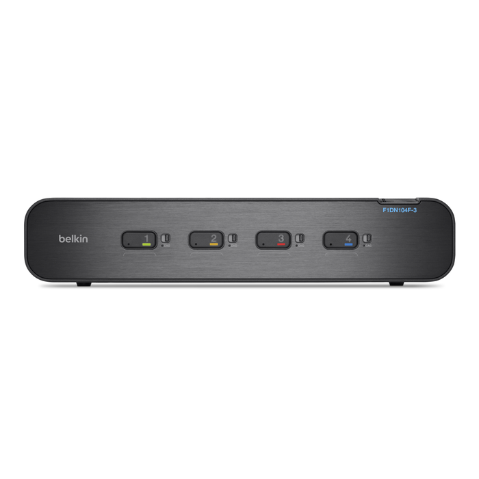 Secure Dual-Head DVI-I KVM Switch, 4-Port with CAC, , hi-res
