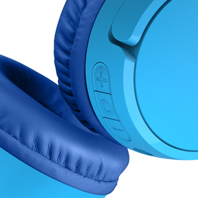 Cuffie on-ear wireless per bambini, Azzurro, hi-res