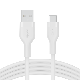 USB-A/USB-C-Kabel, Weiß, hi-res