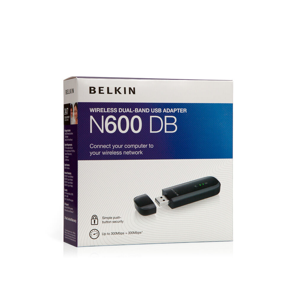 N600 DB Wireless Dual-Band USB Adapter, , hi-res