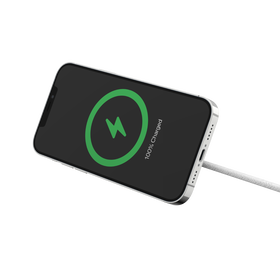 MagSafe認証ポータブルワイヤレス充電パッド15W (Power Supply Not Included), 白, hi-res