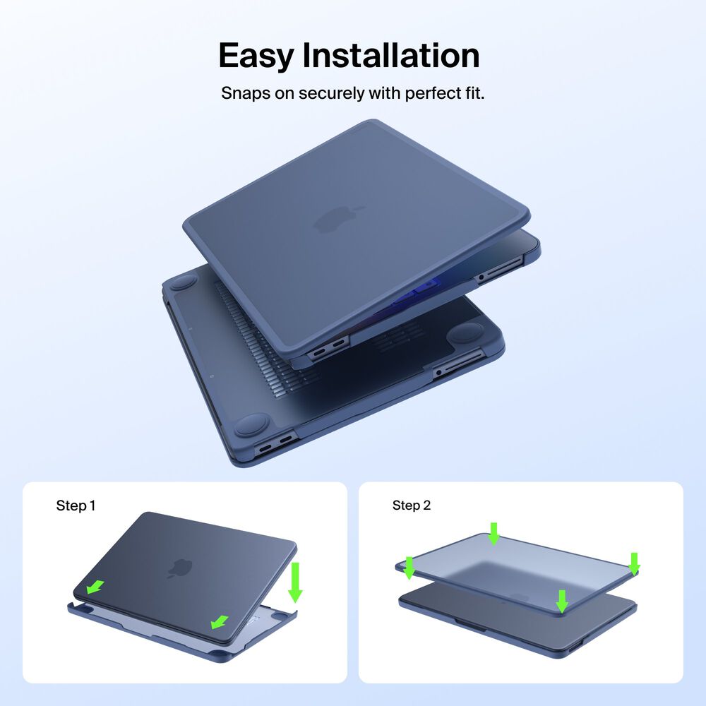 Hard Shell Case for MacBook Neo, Indigo, hi-res