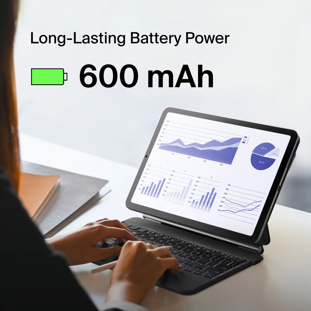 Pro Keyboard Case with Magnetic Stand for iPad Air 10.9" and iPad Pro 11", Black, hi-res