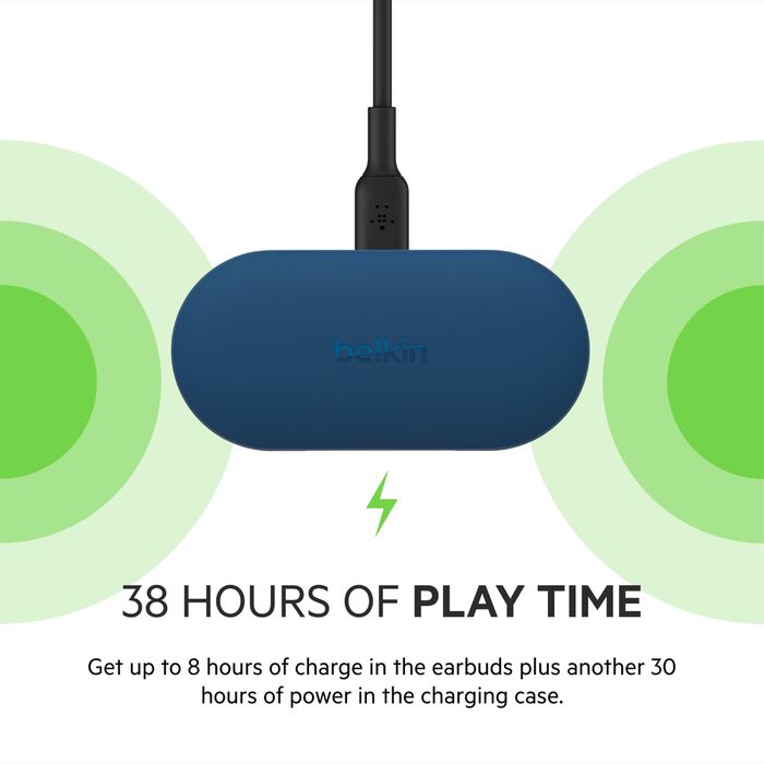 True Wireless Earbuds, Blue, hi-res