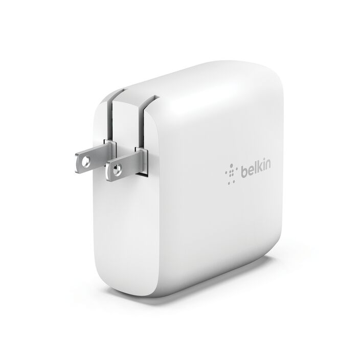 Dual USB-C PD GaN Wall Charger - 68W | Belkin TW