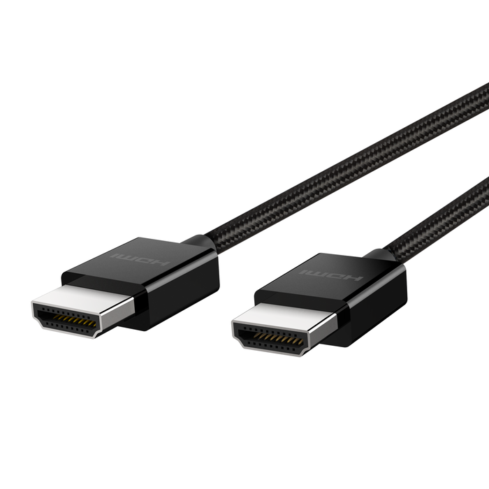 8K Ultra High Speed HDMI 2.1 Braided Cable, Black, hi-res