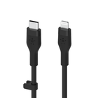 USB-C Cable with Lightning Connector, Black, hi-res