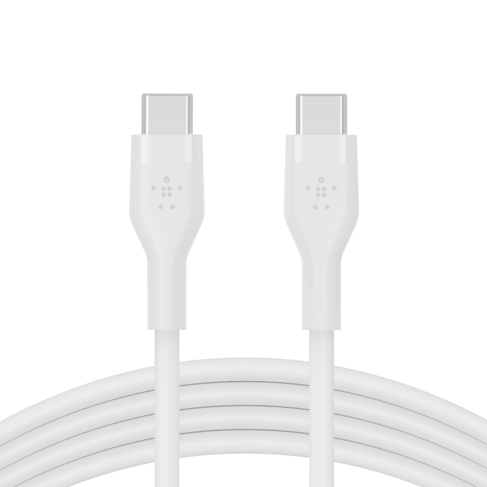 USB-C to USB-C Cable, White, hi-res