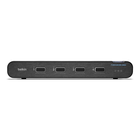 Universal 2nd Gen Secure KVM Switch, 4-Port Single Head No CAC, Black, hi-res