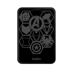 Magnetic Wireless Power Bank 5K + Stand (Marvel Collection), , hi-res