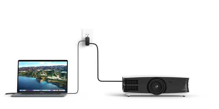 46.5W Power Hub, Black, hi-res