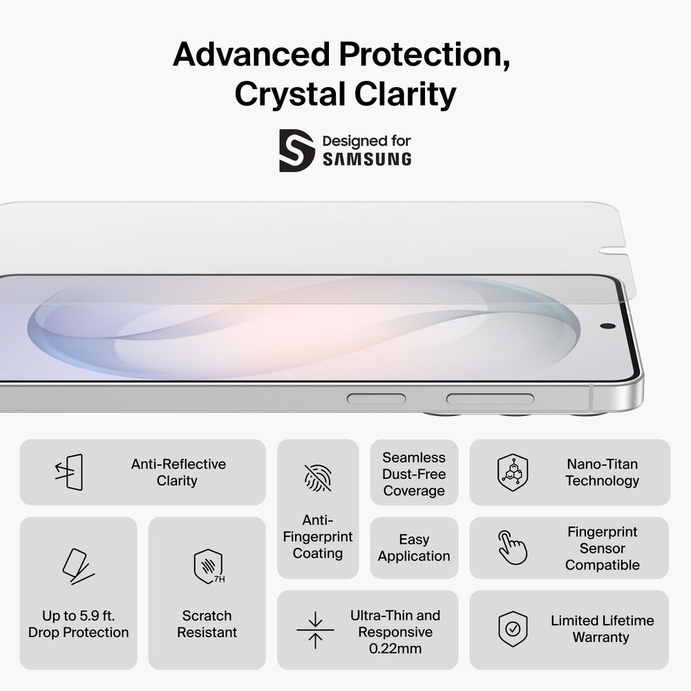 Titan EcoGuard Anti-Reflective Filter Screen Protector for Samsung Galaxy S26, , hi-res