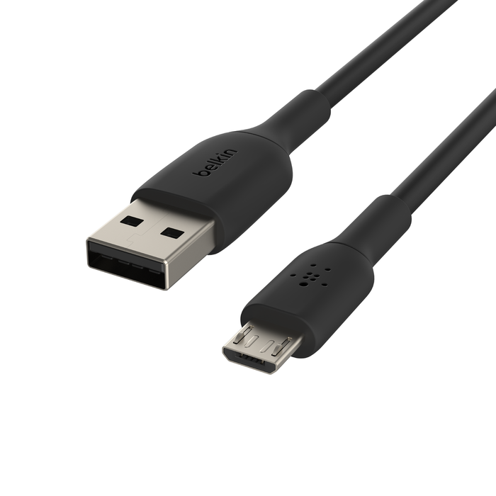 Câble USB-A vers Micro-USB (1 m/3,3 pi, blanc)