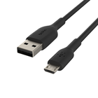 USB-A to Micro-USB Cable (1m / 3.3ft, White), Black, hi-res