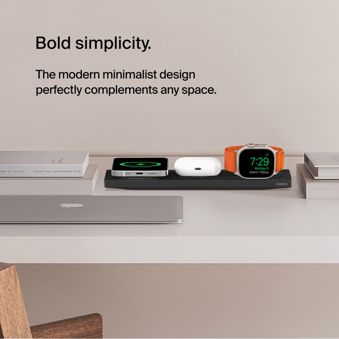 3-in-1 Apple MagSafe Wireless Charger Pad | Belkin US