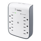 USB Wall Mount (10 Watts, Combined), White, hi-res