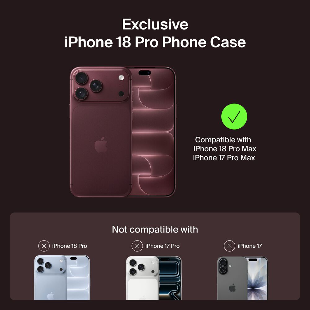 Clear Series Case for iPhone 18 Pro Max / iPhone 17 Pro Max, , hi-res