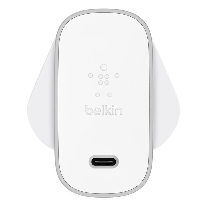 USB-C 家用充電器 + 線纜附 Quick Charge™ 4+, 银白, hi-res