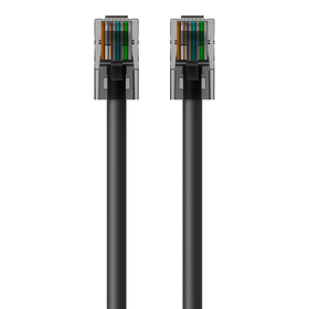 CAT6 Ethernet Patch Cable, RJ45, M/M, Black, hi-res