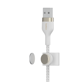 USB-A to USB-C Cable 15W, White, hi-res