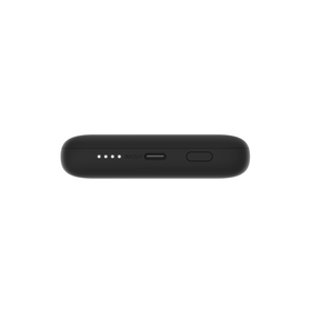 Batterie externe USB-C 10K avec câbles intégrés, Noir, hi-res