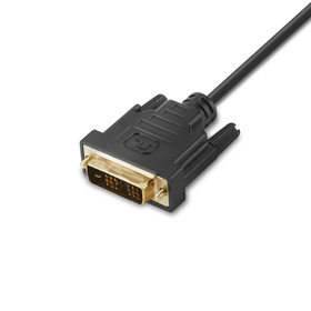 Modular DVI Single Head Console Cable 6ft / 1.8m, Black, hi-res