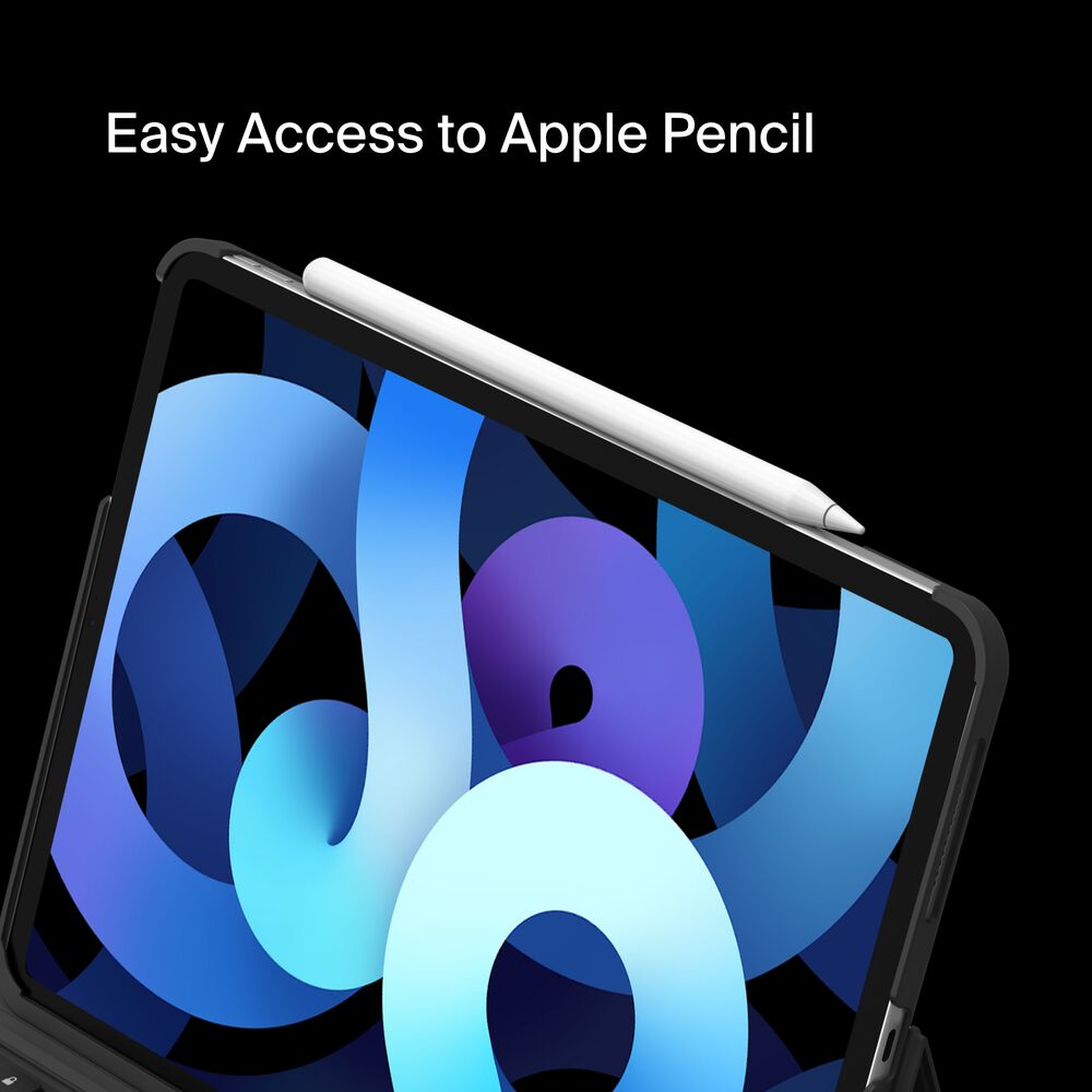 Everyday Keyboard Case with Cradle for iPad Air 10.9" and iPad Pro 11", Black, hi-res