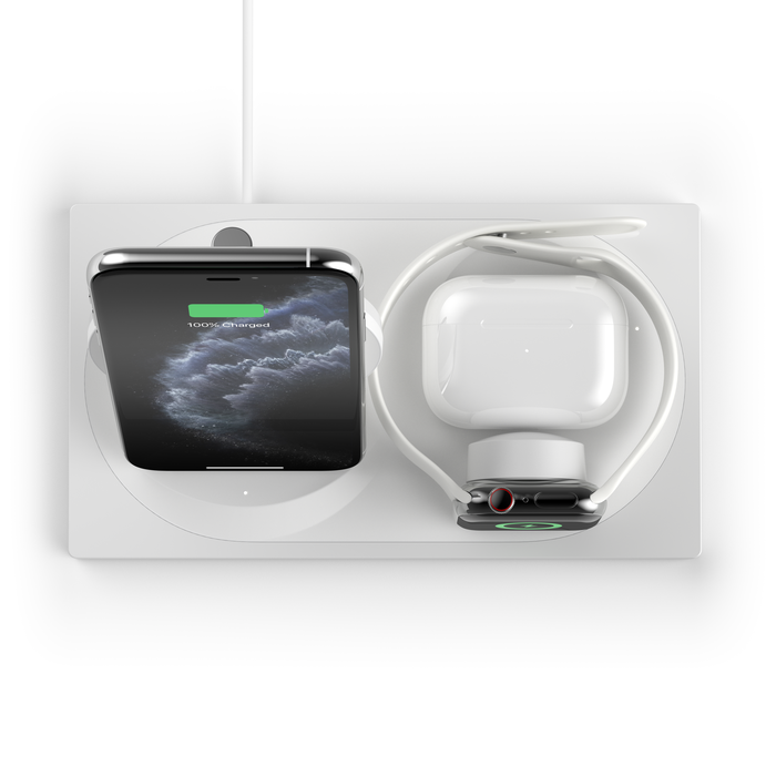 3-in-1 Wireless Charger Special Edition for Apple Devices, White, hi-res