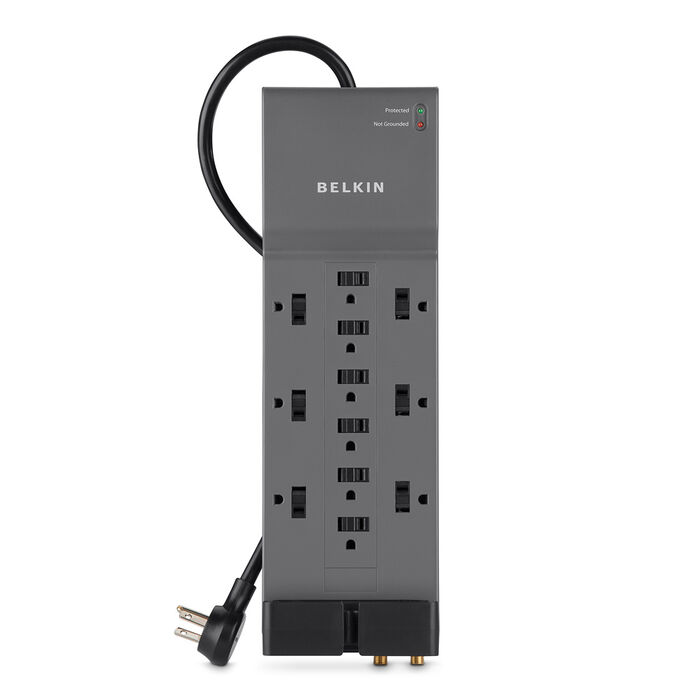 12-Outlet Home/Office Surge Protector with 8-foot cord, , hi-res