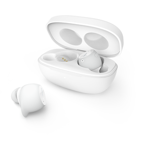 Wireless Noise Cancelling Earbuds, White, hi-res