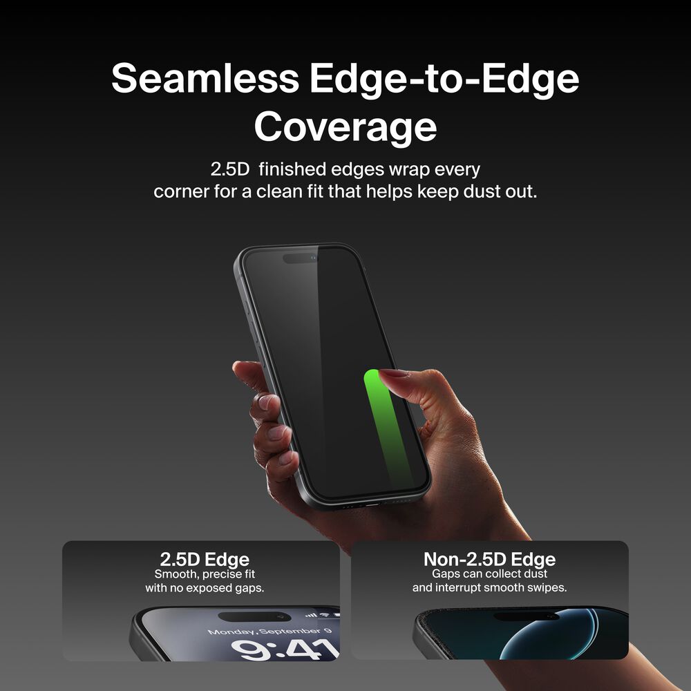 UltraGlass 2 Treated Screen Protector for iPhone 16 Pro, , hi-res