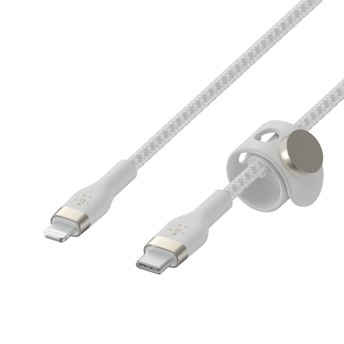 Lightning 커넥터가 있는 USB-C&reg; 케이블, 하얀색, hi-res